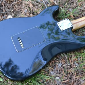 1999 Fender American Standard Stratocaster All Black image 10