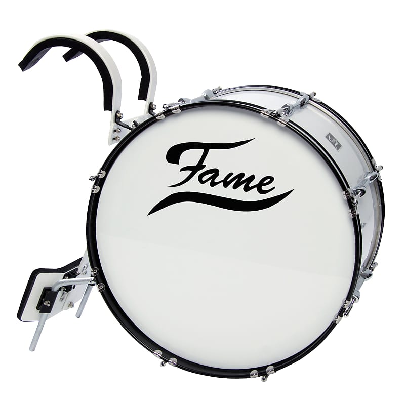 Fame Marching BassDrum 22"x12", incl. Carrier - Marching bass drum image 1