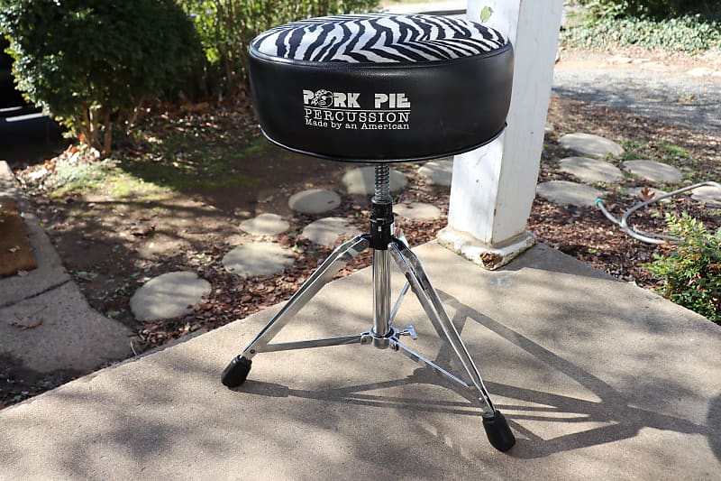 Pork Pie Round Seat Drum Throne Reverb