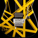 EVH Striped Series Electric Guitar  Black With Yellow Stripes