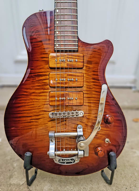 New Orleans Guitar Company Custom Made Zero Fret Guitar (One of a Kind) 2020 Tobacco Sunburst image 1