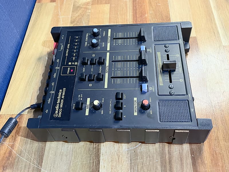 Audio Technica AT-MX33 33 Disco Mixer w/ Power Supply