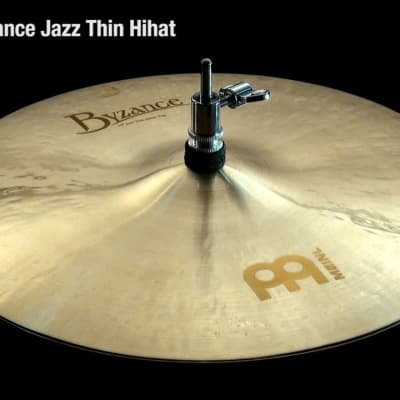 Meinl Byzance Jazz Thin Hi Hat Cymbals 14" image 1