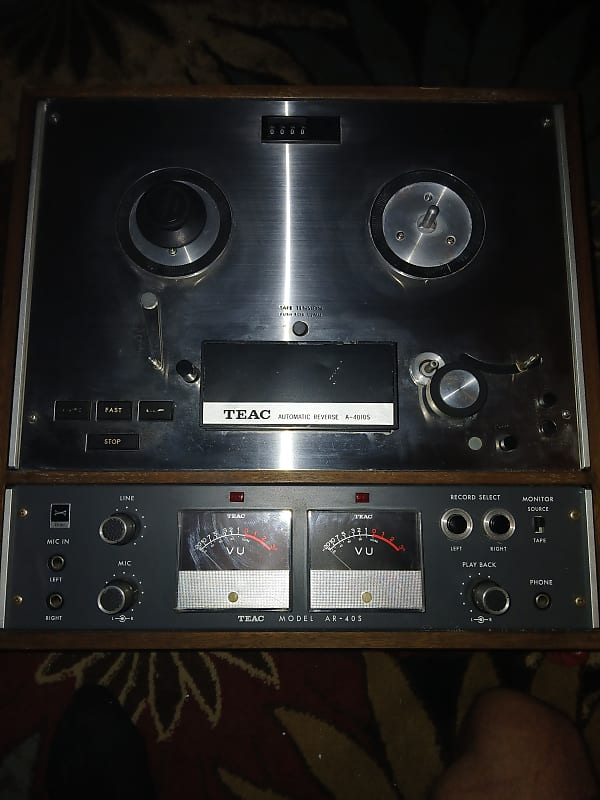servicing a vintage Teac A-4010s reel to reel 