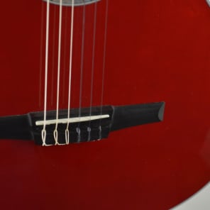 Taylor 612e Nylon Electric Acoustic RED color flamed maple  612 EN Red image 4