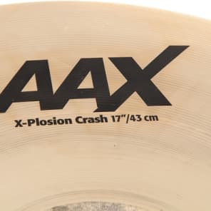 Sabian 17 inch AAX X-Plosion Crash Cymbal - Brilliant Finish image 3