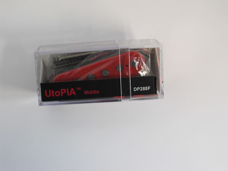 DiMarzio Utopia Middle Single Coil Pick-up Red DP 288 F image 1