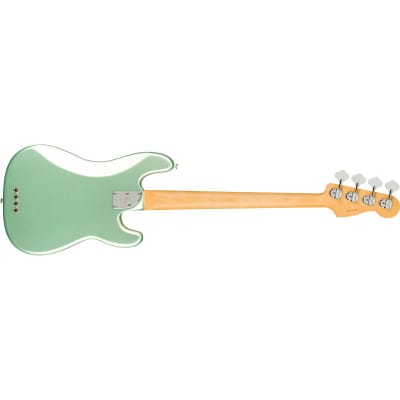 Fender American Professional II Left-Handed Precision Bass Guitar, Maple Fingerboard, Mystic Surf Green image 8