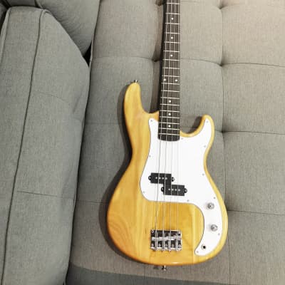 Glarry GP Electric Bass Guitar Burlywood image 1