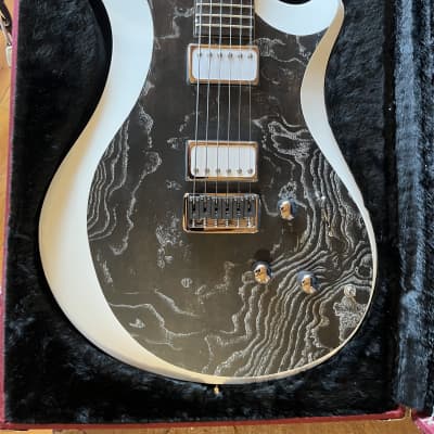 Relish Guitars Mary One Limited Edition 2019 - Black Burl Ash Over Snow image 2