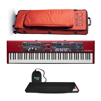 Nord Stage 4 88 88-Key Fully-Weighted Keyboard Bundle with Nord GB88 Soft Case (3 Items)
