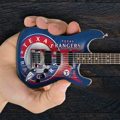 Texas Rangers 10" Collectible Mini Guitar image 2