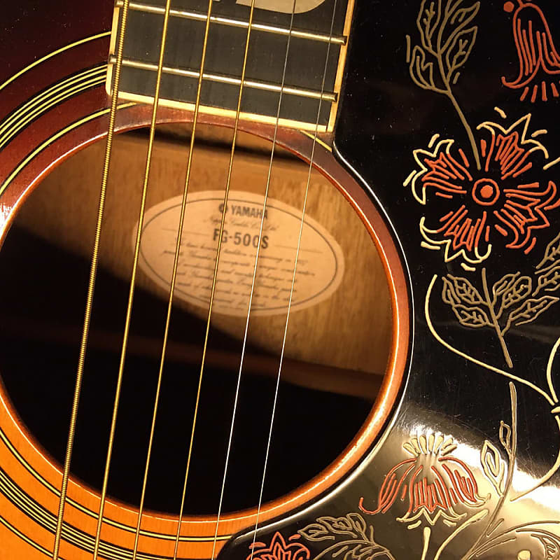 YAMAHA FG-500S Acoustic Guitar Stringed Instrument Vintage