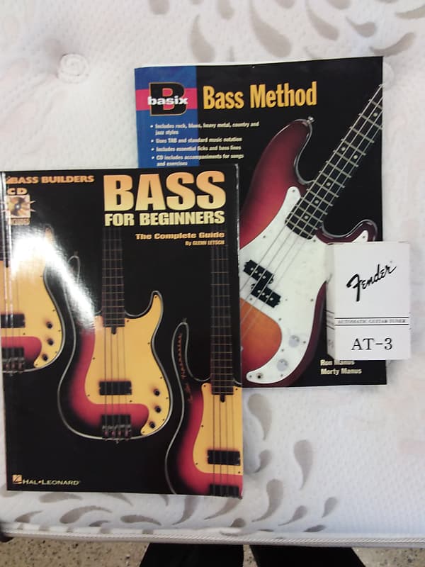 Fender At3 Automatic Guitar Tuner & 2 Bass Guitar Guide Reverb