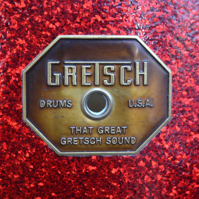 1969 Gretsch Red Sparkle Rock & Roll Outfit image 4