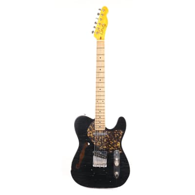 Berly Guitars Thinline T-Style Black Used imagen 2