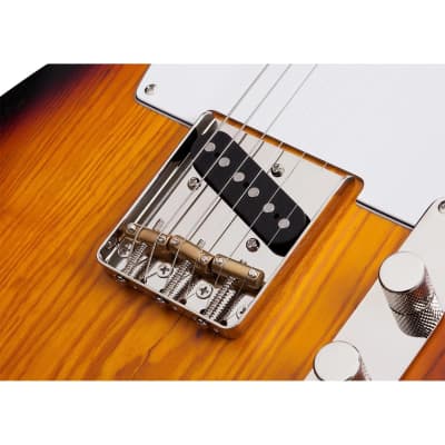 Schecter PT Special Solid Body Electric Guitar 3-Tone Sunburst image 23