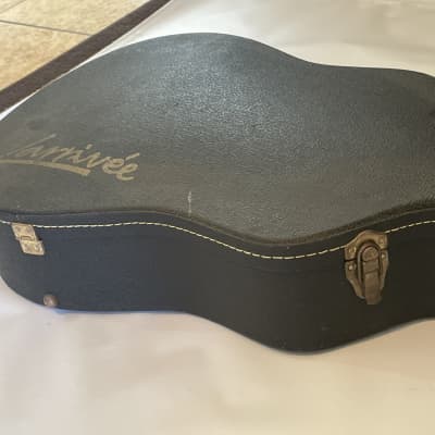 Vintage Larivee Acoustic Black Tolex Hardhshell Guitar Case Made in Canada image 4