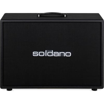 Soldano Straight Guitar Speaker Cabinet (120 Watts, 2x12"), Black, 8 Ohms