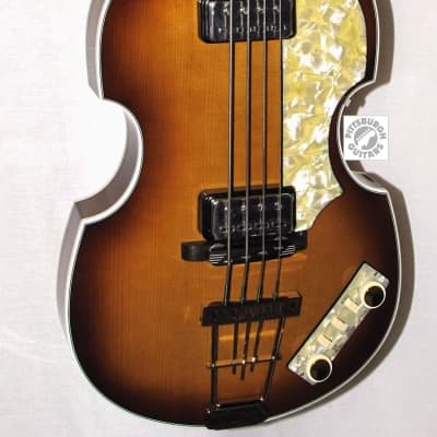 New Hofner H500/1-62, "Mersey" Beatle Bass, Made in Germany, Sunburst, with Hard Case and Tons of Goodies, *and* Free Shipping! image 3