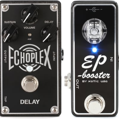 Dunlop EP103 Echoplex Delay Pedal Bundle with Xotic EP Booster 