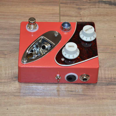 Coppersound Pedals STRATEGY V2 TWO CHANNEL PREAMP & OVERDRIVE 2022 - Fiesta Red image 2