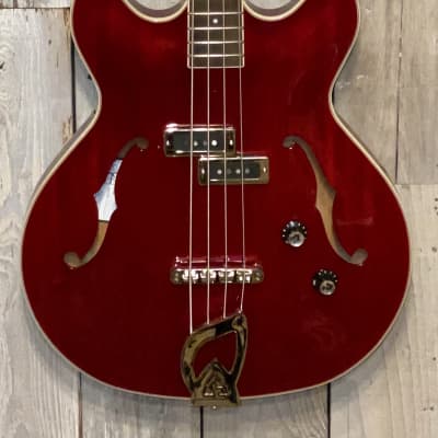 New 2023 Guild Starfire I Bass  Cherry Red, Amazing Player, Help Indie Music Shops Buy Here image 4