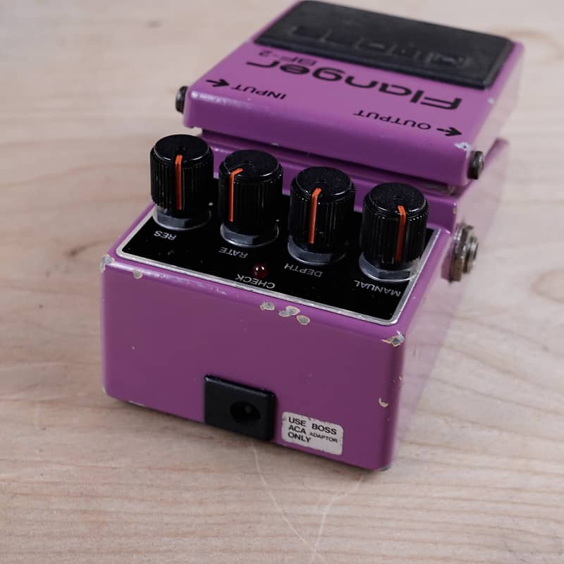 BOSS BF-2 Analog Flanger 1981 Vintage Guitar Pedal Made in