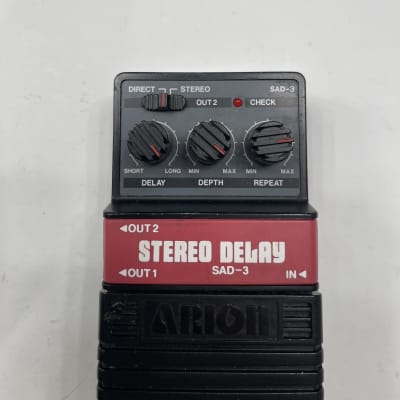 Arion SAD-3 Stereo Delay Analog Echo Vintage Guitar Effect Pedal image 2