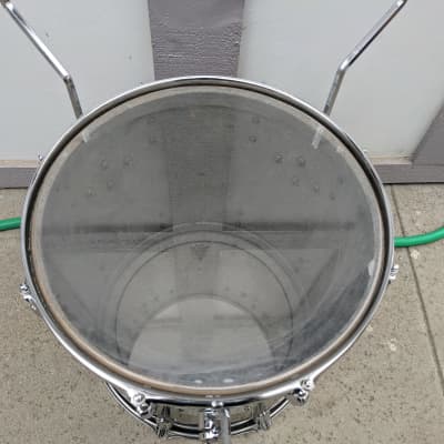 Early 1970s Rogers 16 x 16" Black Wrap Floor Tom - Looks Really Good - Sounds Great! image 7
