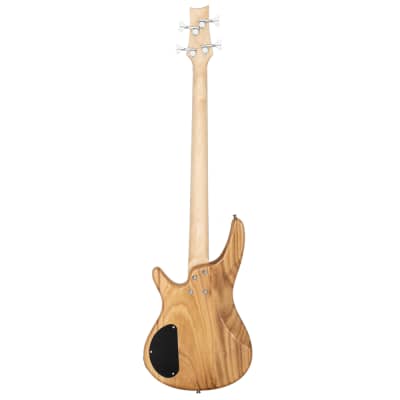 Glarry GIB Bass Guitar Full Size 4 String SS pickups w/ 20W Amplifier Burlywood image 11