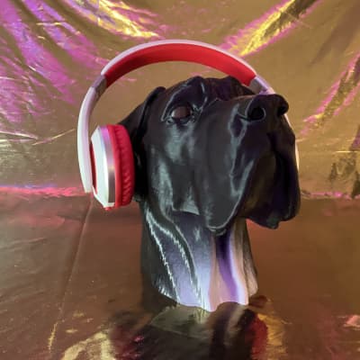 Great Dane Headphone Stand! Airbrushed Dog Headset Holder like Mastiff/Pyrenees/Malamute/Wolfhound image 5