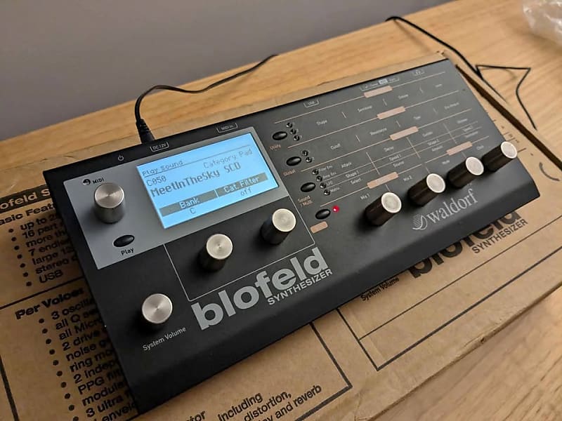 Waldorf Blofeld Synthesizer + SL Licence (Black Shadow) image 1