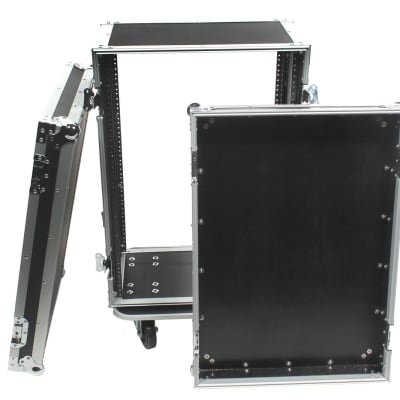 16 Space 12" Deep ATA Amp Rack Case w/ Casters image 5
