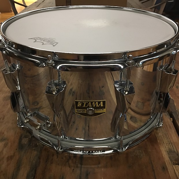 Tama Artwood AW208 Birch 8x14 in Rock Chrome 90s | Reverb