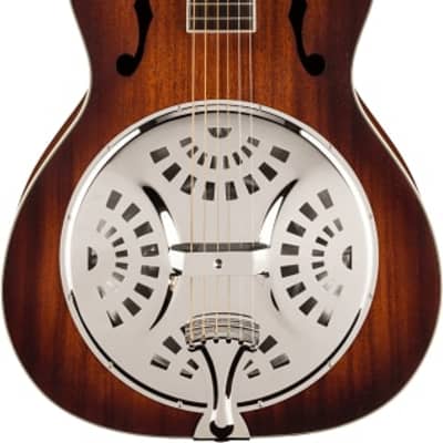 Fender PR-180E Resonator Guitar. Walnut Fingerboard, Aged Cognac Burst image 2