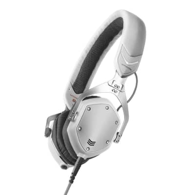 V-Moda XS - On-ear Headphones (White Silver) (XS-U-SV) image 1