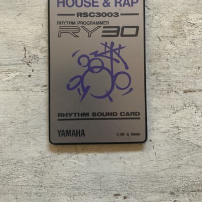 Yamaha RY30 HOUSE & RAP rhythm sound card RSC3003