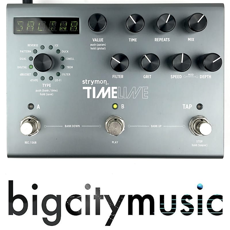 【新品同様】strymon TIMELINE Amazon.com: Strymon TimeLine Multidimensional Delay Pedal