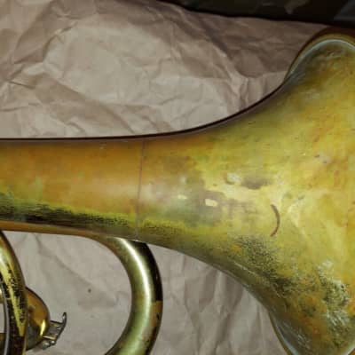 Bach Mercedes Marching French Horn Brass, USA, Acceptable Condition image 2