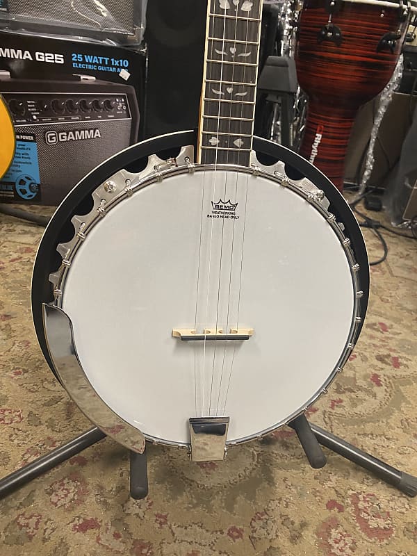 Oscar Schmidt OB5SP 5-String Banjo Spalted Maple | Reverb