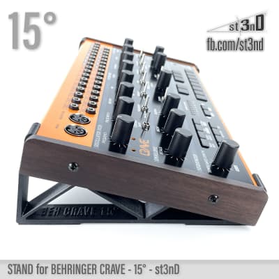 STAND for BEHRINGER CRAVE - 15° - 3D Printed - 100% Buyers satisfaction