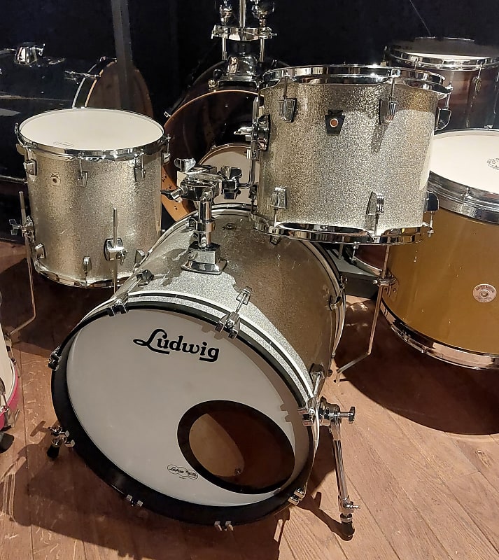 Ludwig Clasdic Birch 2000s - Silver sparcle image 1