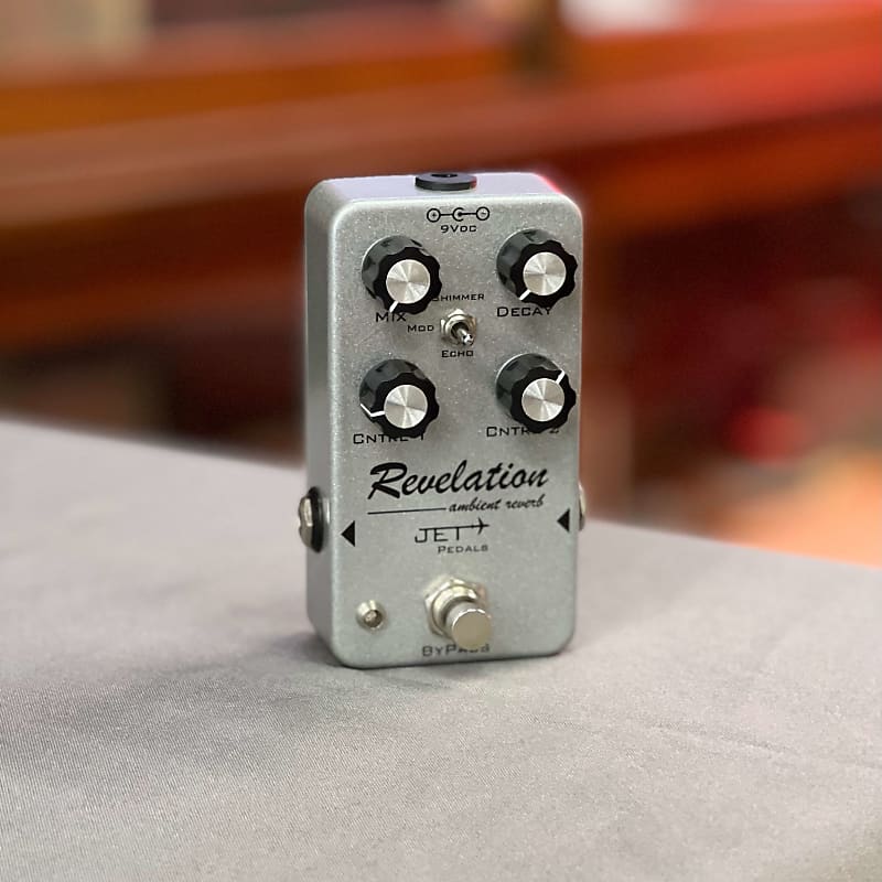 Jet Pedals Revelation Ambient Reverb V1 Silver Reverb