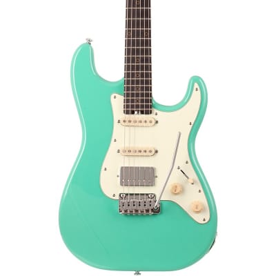Schecter Guitar Research Nick Johnston Traditional HSS Electric Guitar Atomic Green 1540 image 2