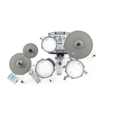 EFNOTE mini Acoustic Designed Electronic Drum Set White Sparkle image 2