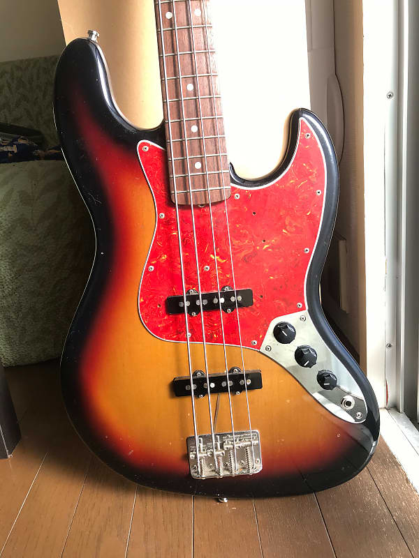 Fender Jazz Bass JB-62-58 Reissue Japan 1993-1994  - 3 Tone Sunburst - image 1