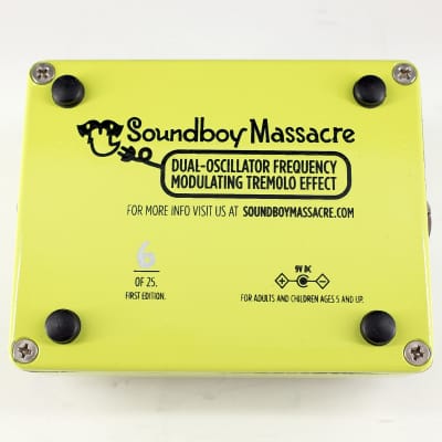Soundboy Massacre Wobbler Dual Tremolo Super Rare - Wobbler / Brand New image 2