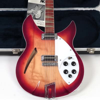 1999 Rickenbacker 360 V64 - Fireglo - 6 String - Double Bound Body & Toaster Pickups - Figured Maple for sale