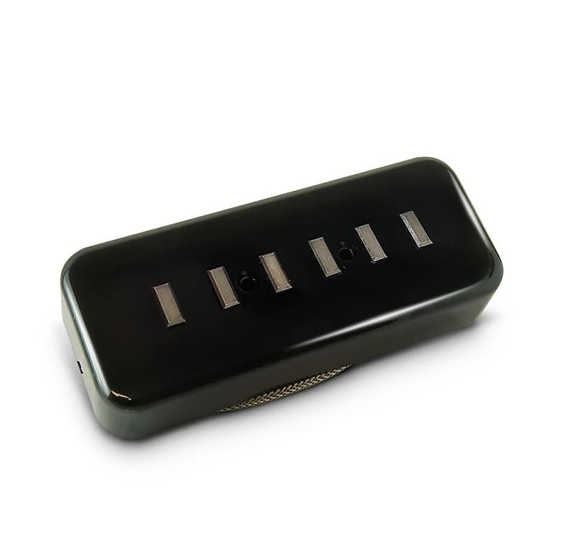 Lollar P-90 Staple Neck Pickup - Black